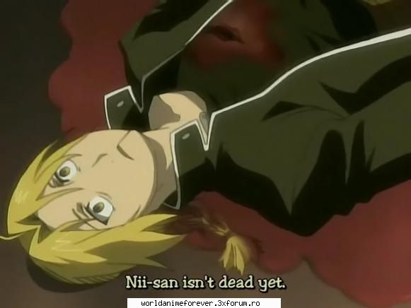 Edward Elric - Am plins cind a murit in ultimul episod, m-a - Full Metal Alchemist