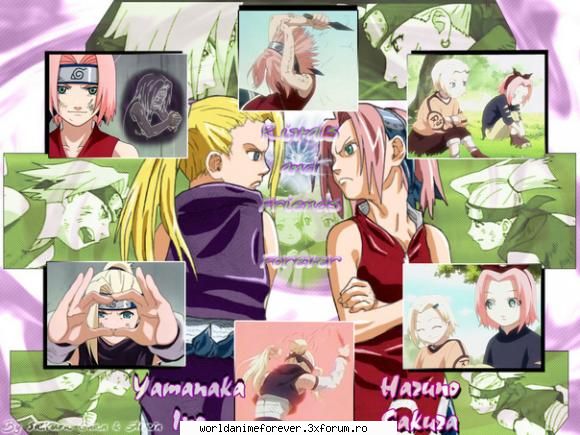 Ino - GAmbatte, SAkura! Eu tin cu tine! - Naruto