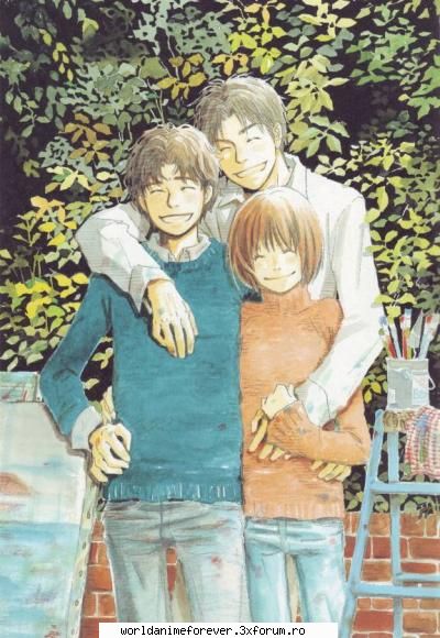 Rika - Rika cu iubitul ei si Hanamoto - Honey and Clover
