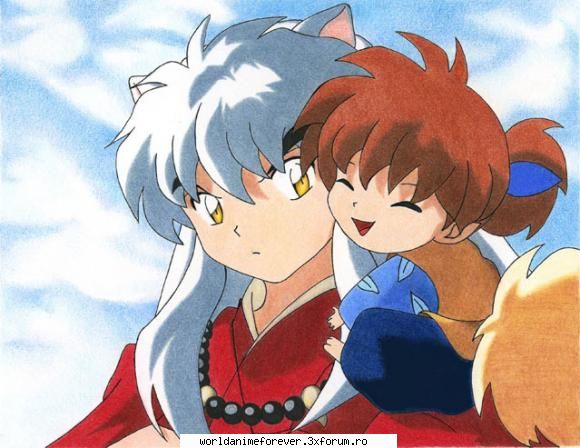 Shippo - O vulpita care scaparea lui este Kagome, p/u k - Inuyasha
