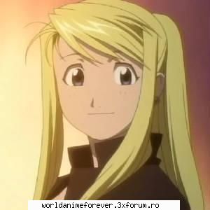 Winry Rockbell - da si Ed o lasa sa astepte pana se intoarce din - Full Metal Alchemist